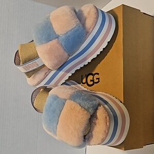 (EUC) UGG| DISCO CHECKERED PLATFORM SHOES